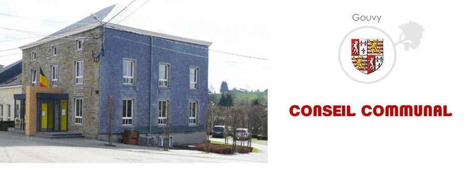 Conseil communal le mercredi 21 octobre 2026. Maison communale de Bovigny.